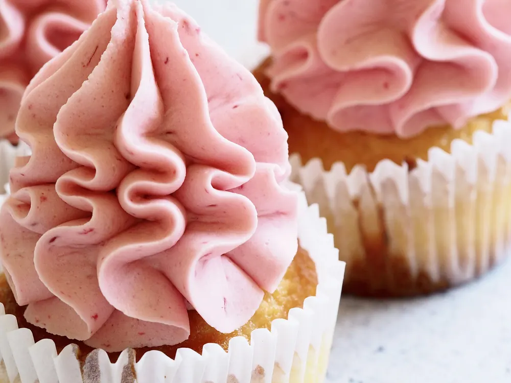 Strawberry Vanilla Cupcake